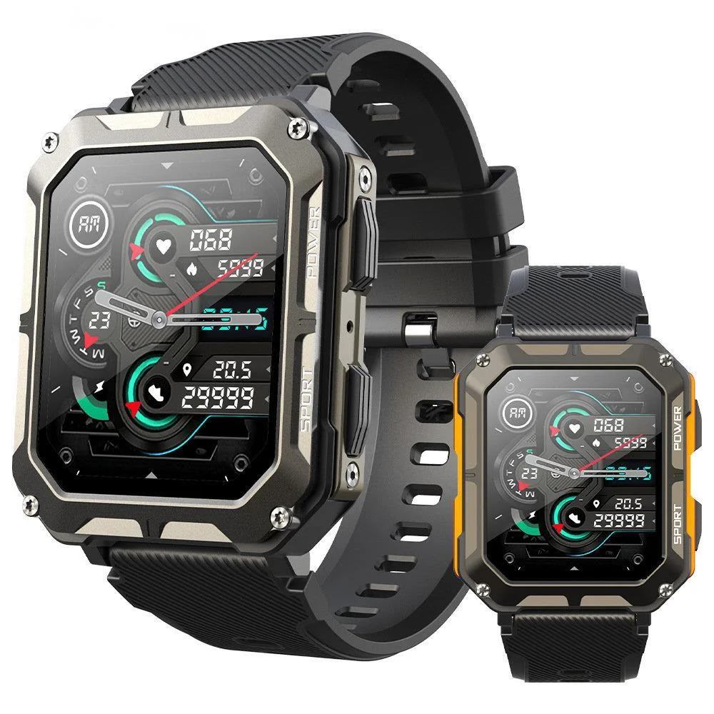 2023 C20Pro Bluetooth Kõne Ultra Sõjalise Smartwatch Smart Watch Mehed Väljas Taktikaline vererõhk Veekindel Meeste Käekellad