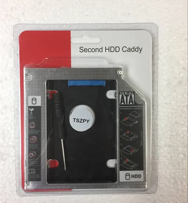 12,7 MM 2. kõvaketas HDD SSD Caddy Adapter Toshiba Satellite C870 C870D C875 C875D C665