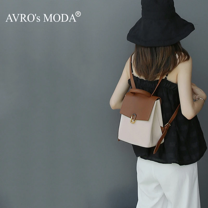 AVRO on MODA Brändi Mood Vabaaja Seljakotid naturaalsest Nahast õlakott Naised, Daamid Disainer Teismelised Tüdrukud Seljakott