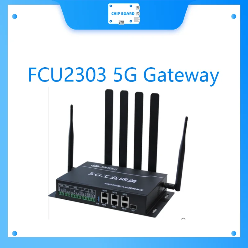 FCU2303 5G Gateway Varjatud 5G Tööstus-Värav Intelligentne Asjade Interneti 6 Gigabit ja 1 Gigabit Ethernet Port